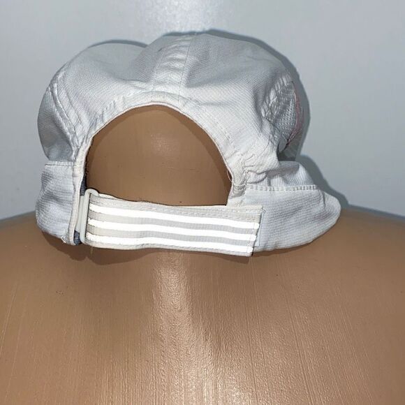 Adidas Women's Baseball Cap Climacool Adjustable Strap Logo White One Size - Picture 3 of 6